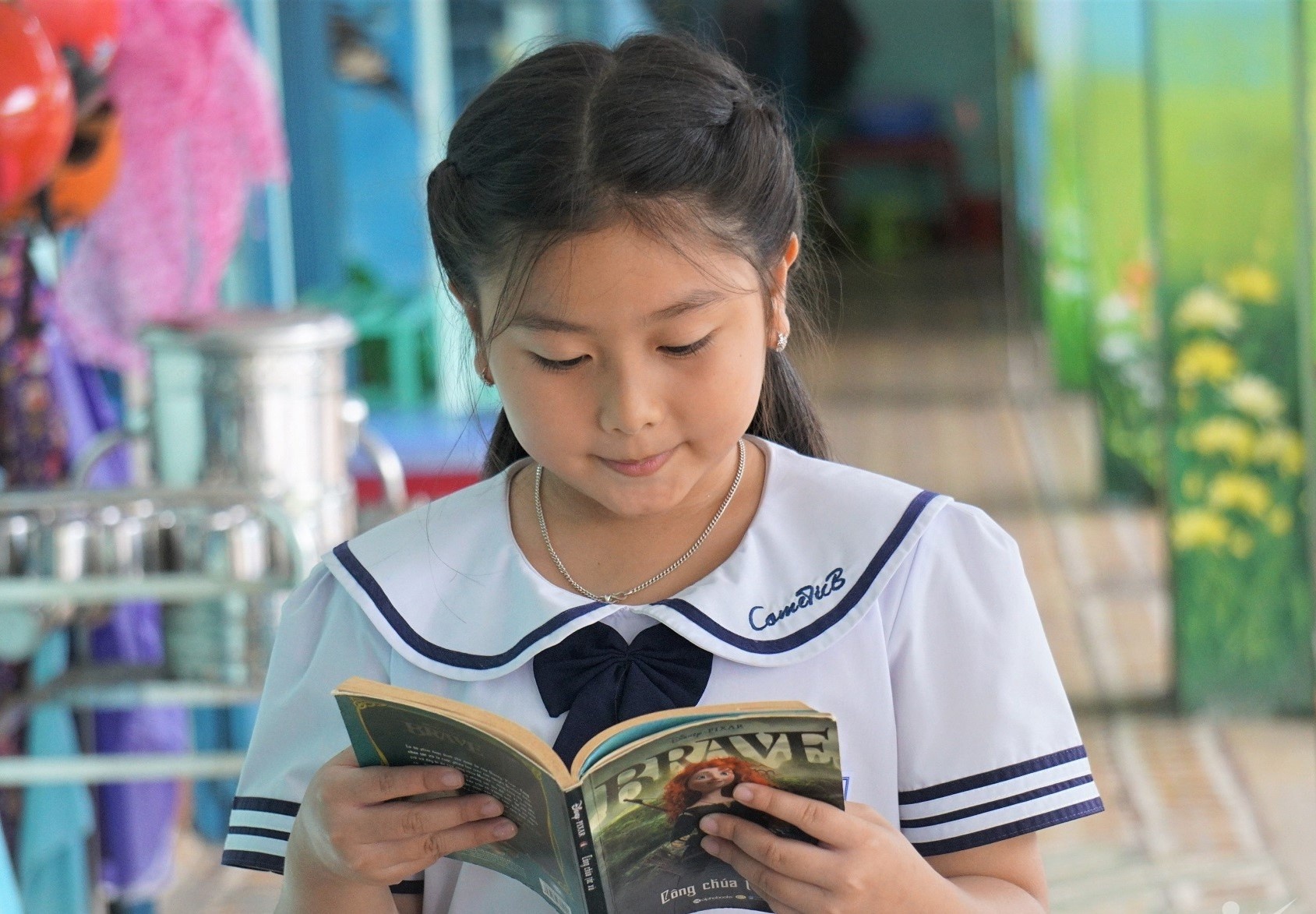 'Tuyet chieu' cua co hieu truong giup hoc sinh me doc sach hinh anh