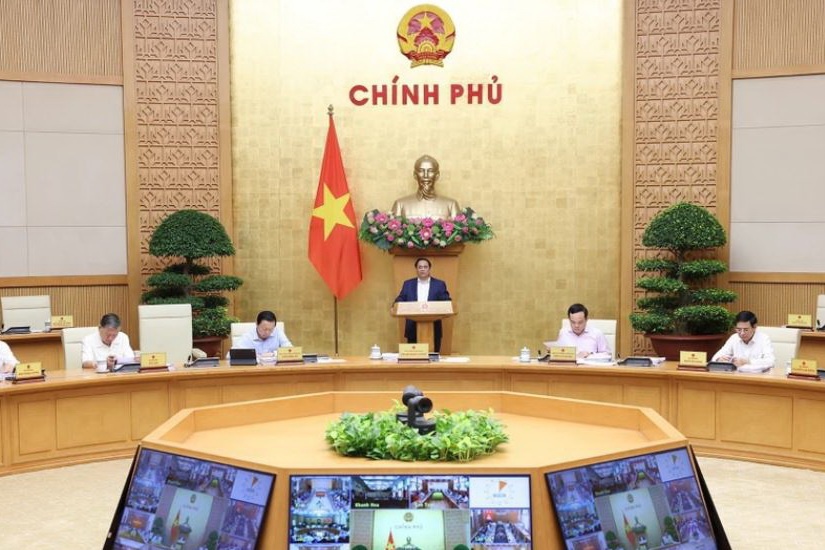 Thu tuong Pham Minh Chinh chu tri phien hop Chinh phu thuong ky hinh anh