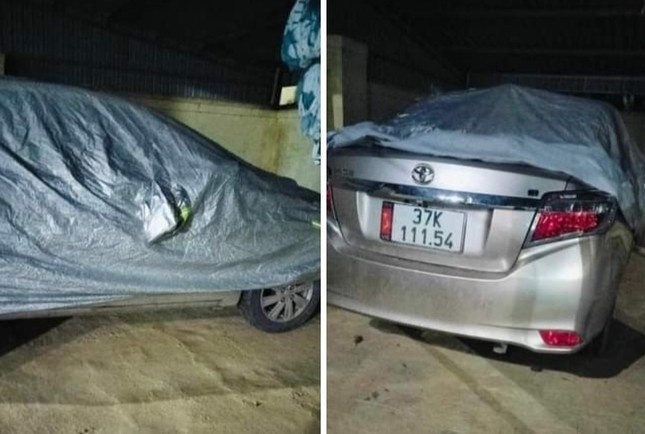 O to 'bien mat' o TP Vinh duoc tim thay cach nha 50 km hinh anh