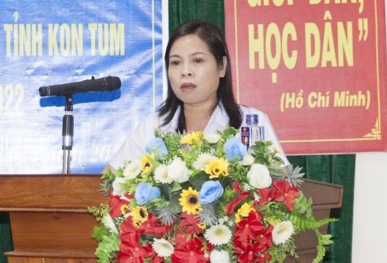 Ky luat canh cao Chanh an TAND tinh Kon Tum Do Thi Kim Thu hinh anh