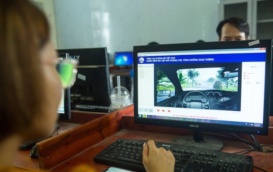 Tu 1/6, hoc vien thi bang lai xe khong phai hoc ly thuyet tap trung hinh anh