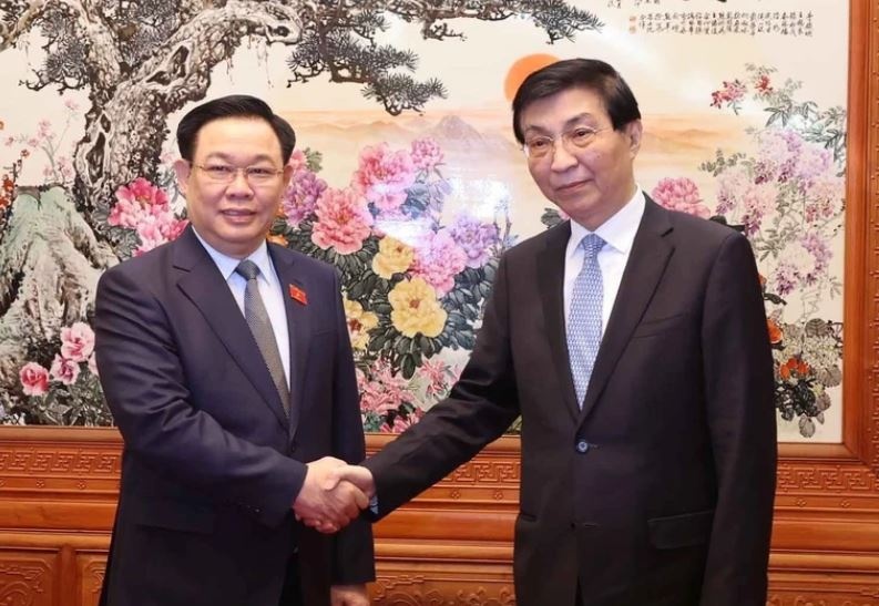 Chu tich Quoc hoi hoi kien Chu tich Chinh hiep toan quoc Trung Quoc hinh anh