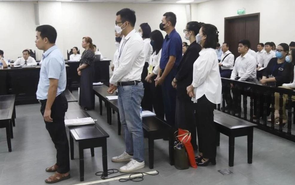 Cuu Chu tich Vimedimex Nguyen Thi Loan noi dong pham khai bao gian doi hinh anh