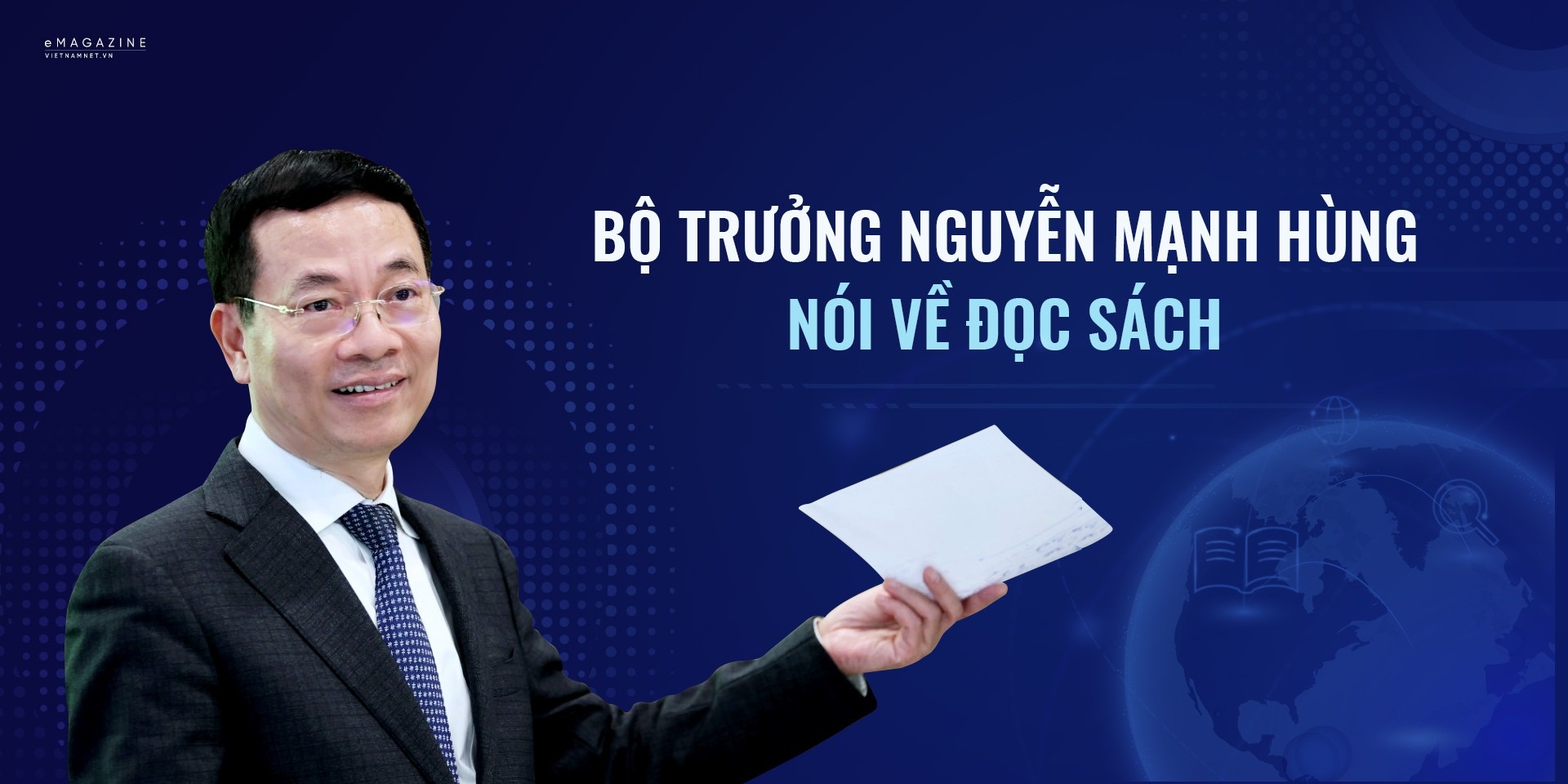 Bo truong Nguyen Manh Hung noi ve doc sach hinh anh