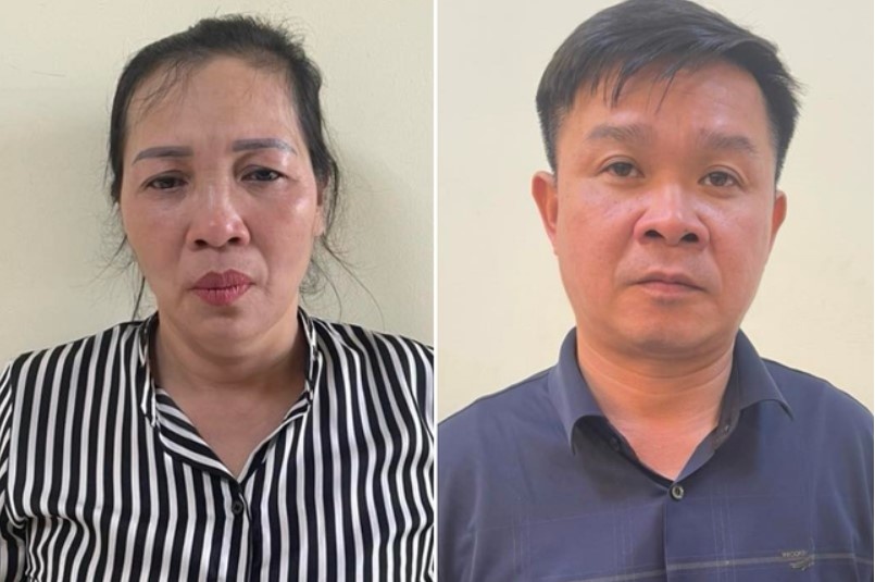 Khoi to hai doi tuong gay roi tai UBND xa hinh anh