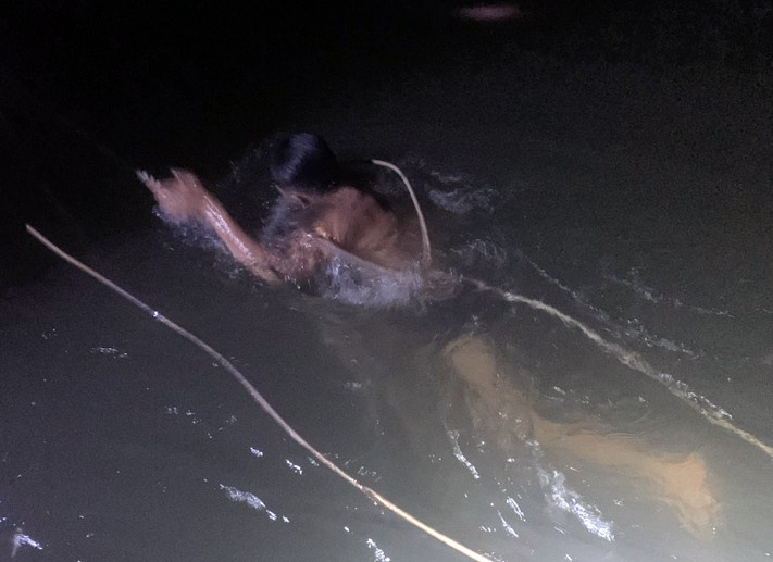 Thu doan dung 'nguoi nhai' lan song Tien de trom cat hinh anh