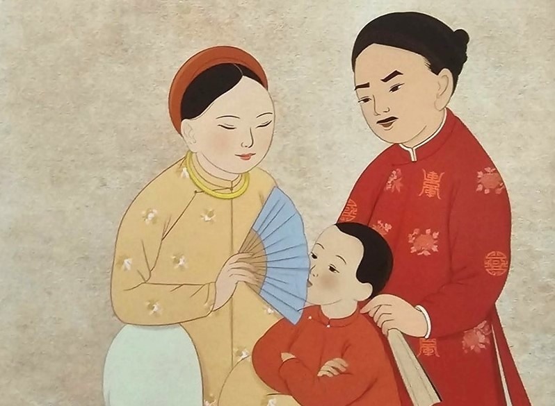 Di tim gia tri ao dai ngu than hinh anh