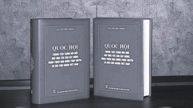 Ra mat cuon sach cua Tong Bi thu Nguyen Phu Trong ve Quoc hoi hinh anh