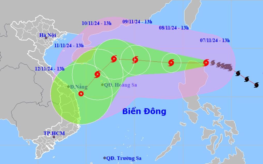 Bao Yinxing dat muc cuc dai, huong vao Bien Dong hinh anh