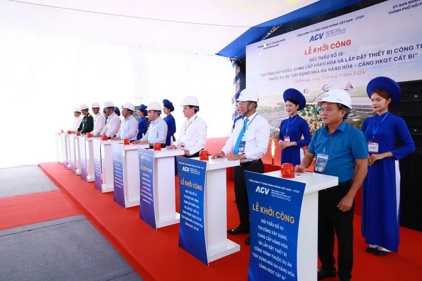 Hon 720 ty dong xay dung nha ga hang hoa San bay Cat Bi hinh anh