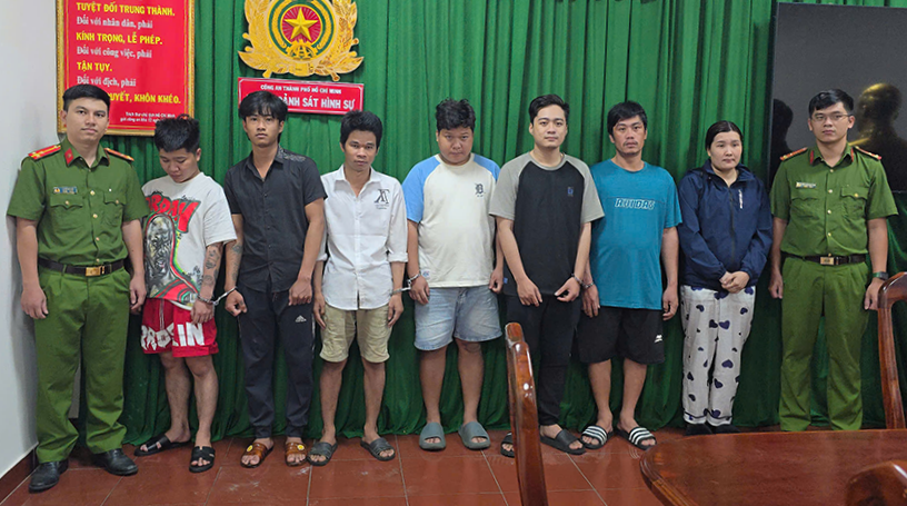 Cong an TP.HCM bat hai o nhom lam gia can cuoc, bang cap cac loai hinh anh