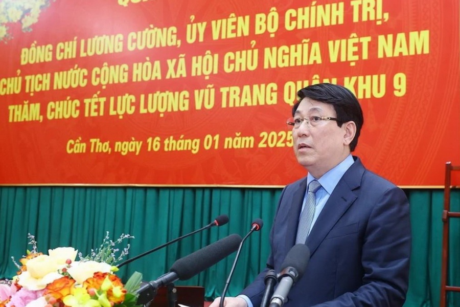 Chu tich nuoc: Dieu chinh bien che Quan khu 9 'tinh, gon, manh' hinh anh