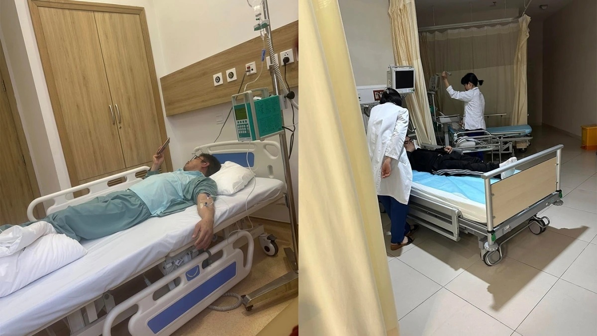 Tai xe bi hanh hung o pha Con Nhat nhap vien do nghi dap gan hinh anh