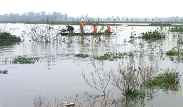 Lat ghe trong dem, hai me con tu vong hinh anh