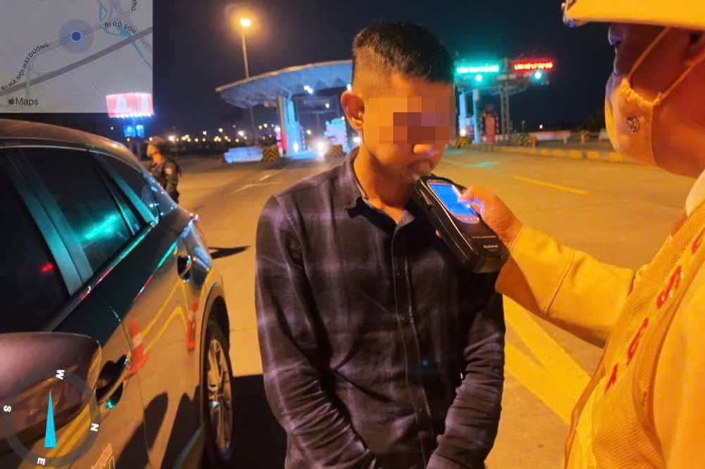 Tai xe vi pham nong do con gap 5 lan muc 'kich khung' tren cao toc hinh anh