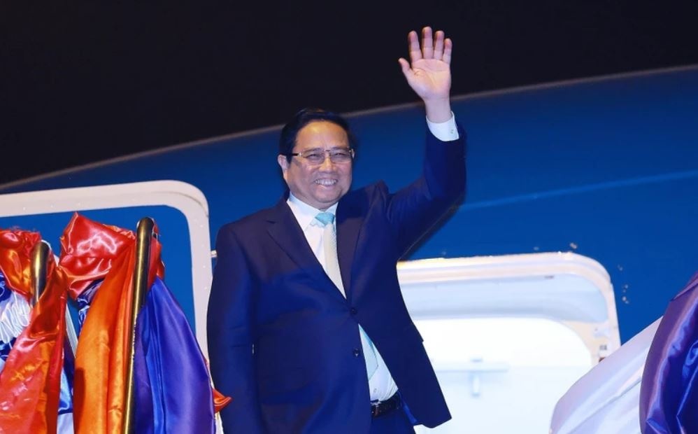 Thu tuong Pham Minh Chinh ket thuc tot dep chuyen tham CHDCND Lao hinh anh