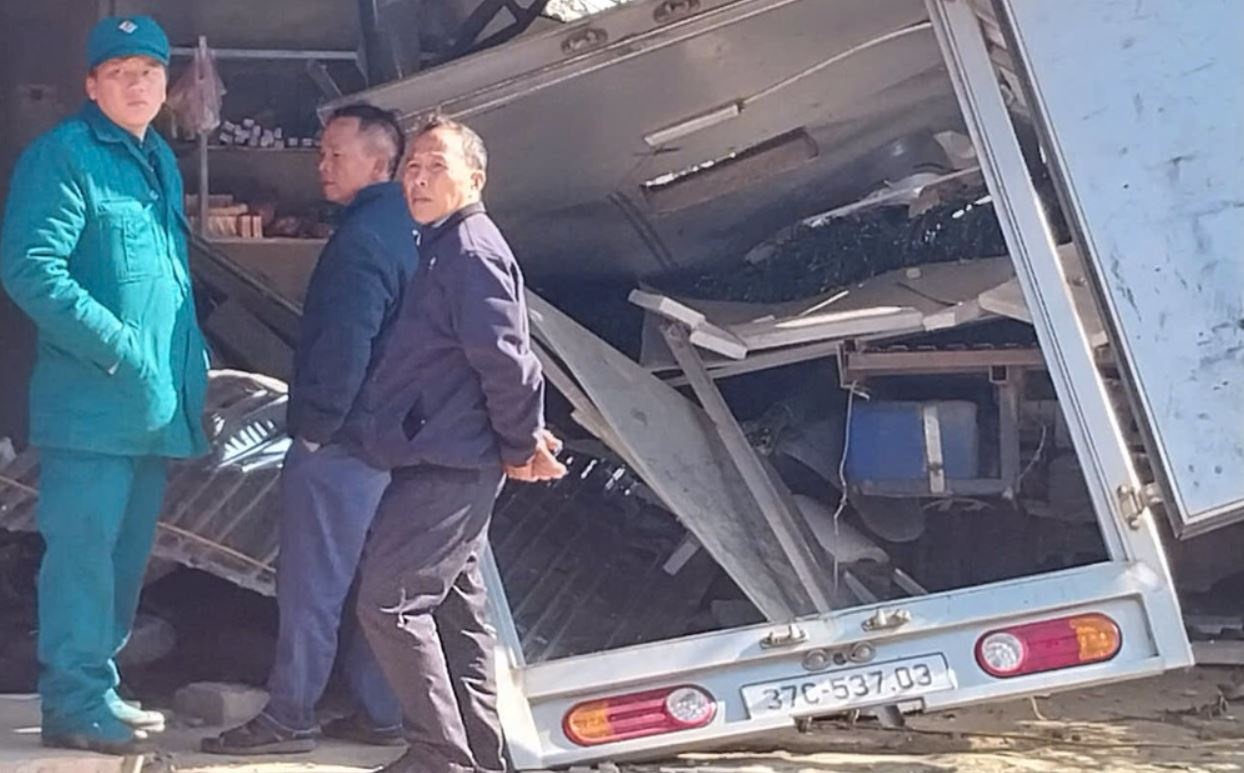 Ket qua kiem tra nong do con tai xe xe tai tong tiem tap hoa hinh anh