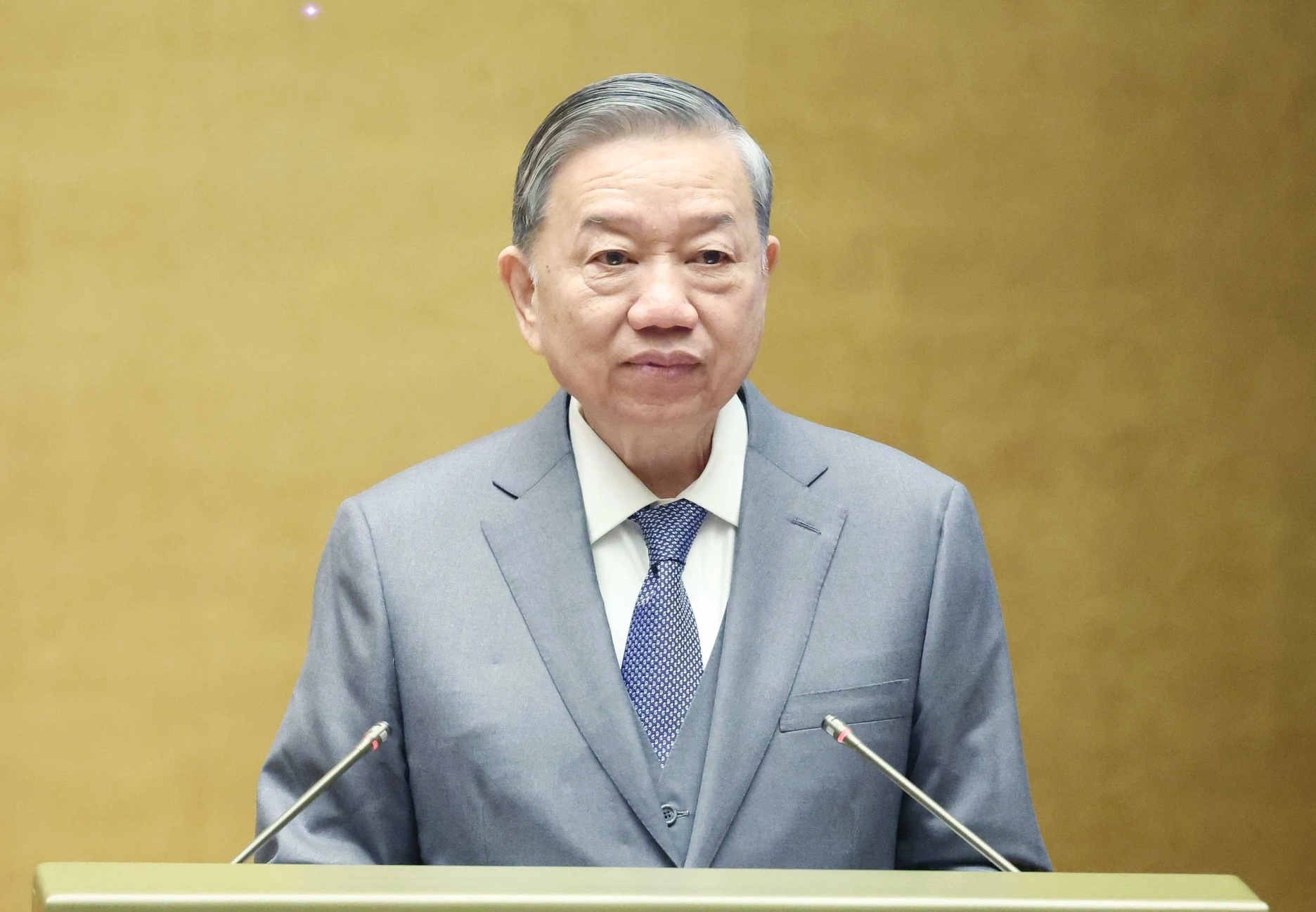 Phat bieu cua Tong Bi thu tai Hoi nghi ve dot pha phat trien khoa hoc hinh anh