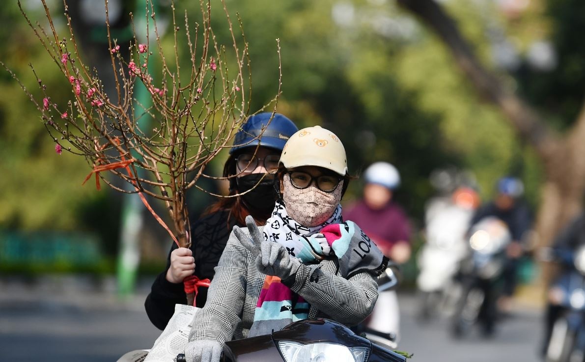 Mien Bac don khong khi lanh manh ngay truoc Tet hinh anh