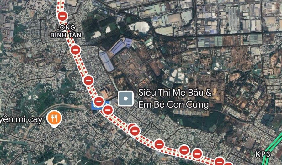 Tai xe gap kho vi Google Maps bao nham quoc lo 51 bi cam luu thong hinh anh