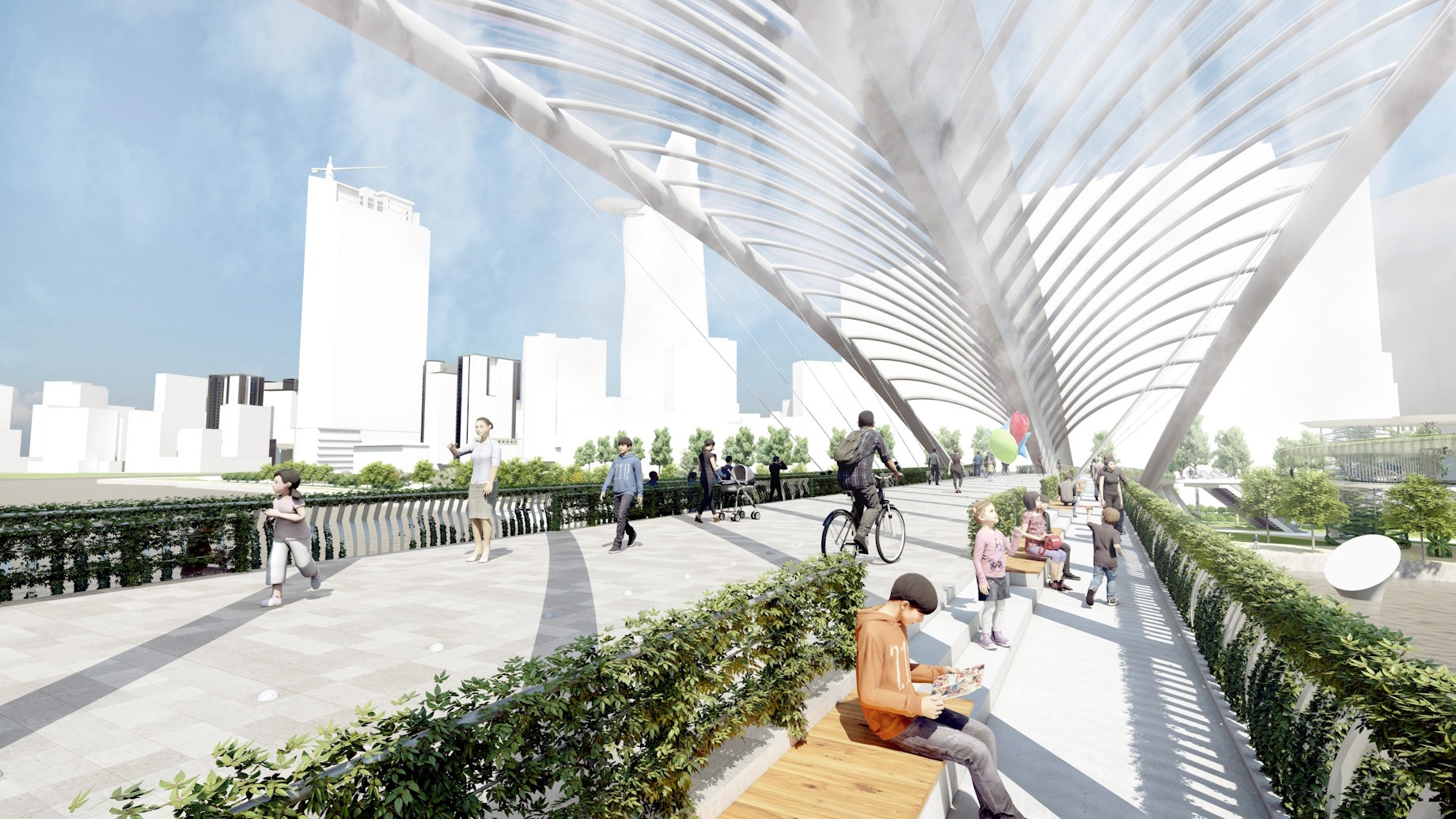 Cầu đi bộ TP.HCM ảnh 5 Cau di bo TP.HCM anh 5