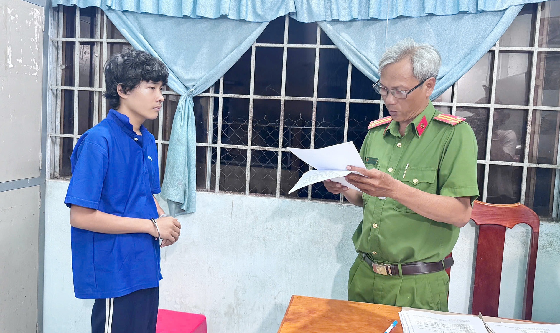 Thiếu niên sát hại,  2 mẹ con,  Vĩnh Long ảnh 1 Thieu nien sat hai,  2 me con,  Vinh Long anh 1