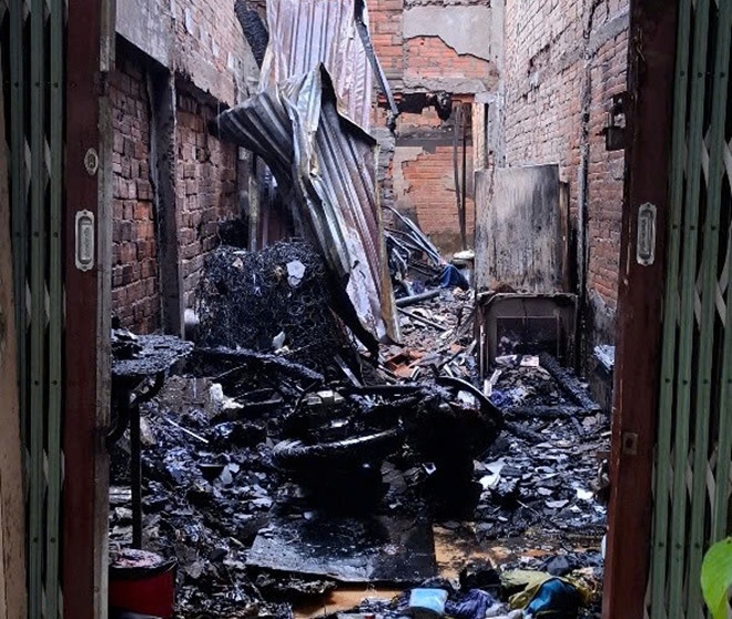 Chay nha Tien Giang anh 1