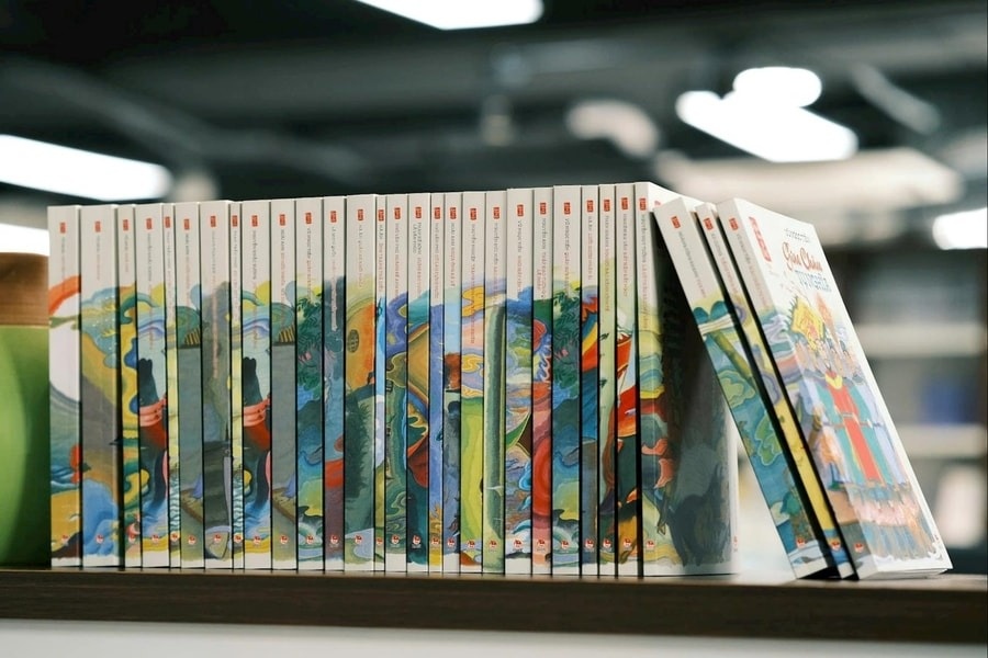 NXB Kim Dong gui tang 1.000 cuon sach toi thu vien cac tinh, thanh hinh anh