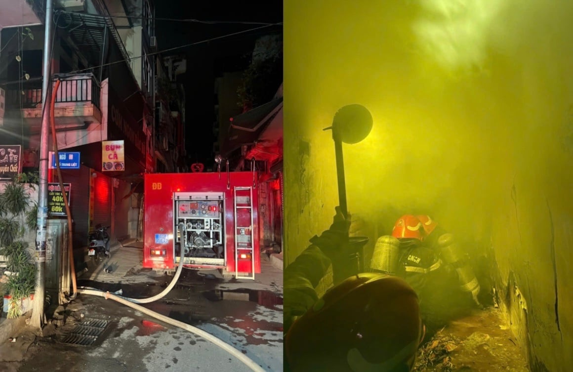 chay nha trong ngo anh 1