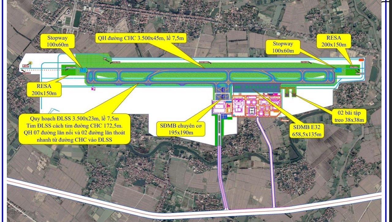 Chinh thuc phe duyet quy hoach san bay Gia Binh don 5 trieu khach/nam hinh anh
