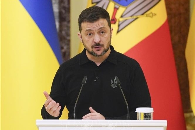 Ukraine san sang doi thoai voi Nga neu dat thoa thuan ngung ban hinh anh