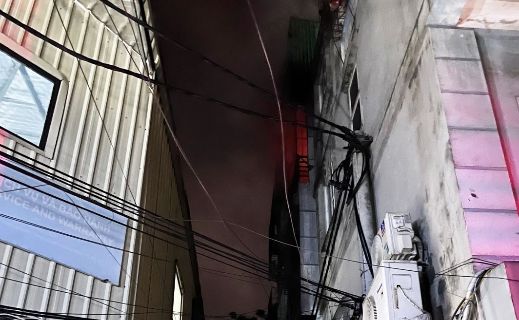 Hien truong vu chay khien 3 nguoi trong mot gia dinh tu vong o Ha Noi hinh anh