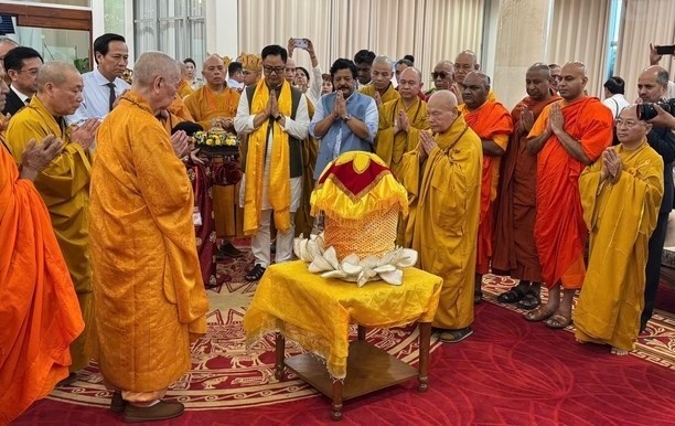 Xa-loi Phat - Quoc bao An Do vua ve den Viet Nam hinh anh