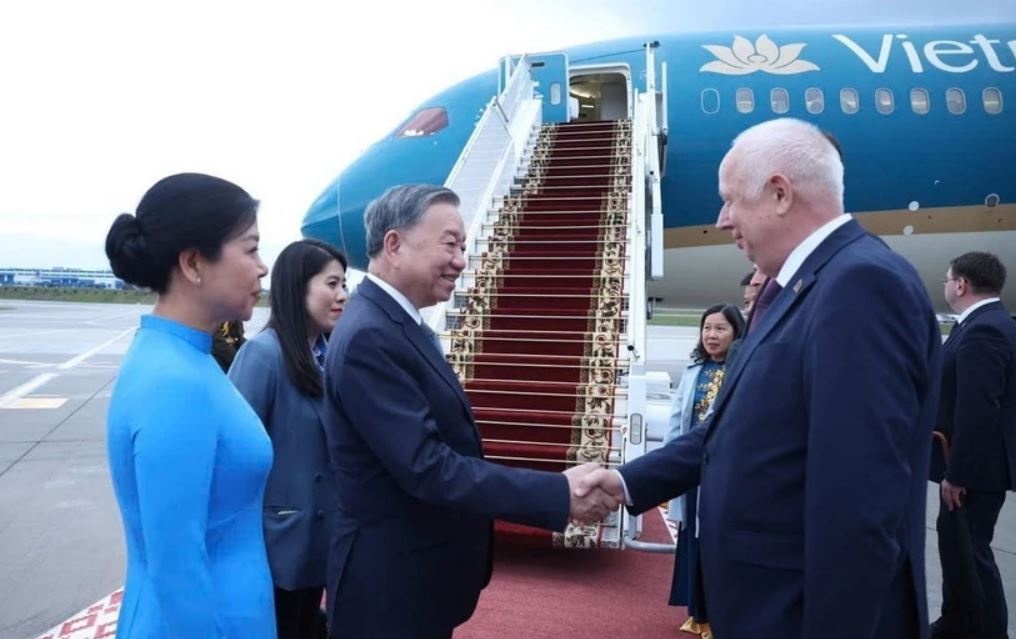 Tong Bi thu ket thuc tot dep chuyen tham cap Nha nuoc Cong hoa Belarus hinh anh