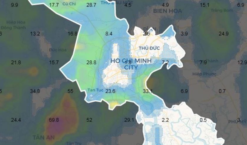 TP.HCM mua lien tuc den cuoi tuan, co noi mua rat to hinh anh