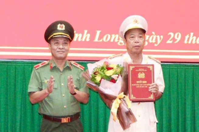 Dai ta Huynh Thanh Mong, PGD Cong an Vinh Long nghi huu tu 1/6 hinh anh