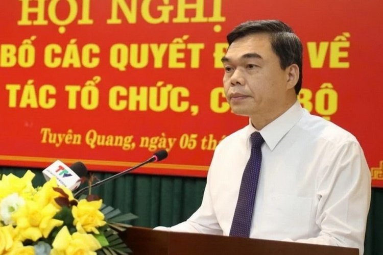 Ong Ma The Hong giu chuc Pho bi thu Tinh uy Tuyen Quang hinh anh