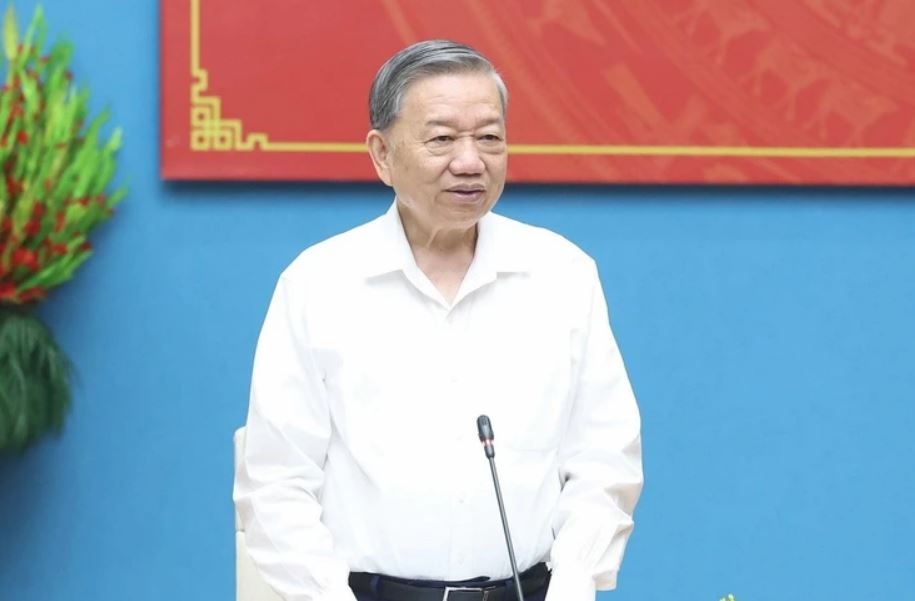 Phat bieu cua Tong Bi thu ve hop nhat Phu Tho, Vinh Phuc, Hoa Binh hinh anh