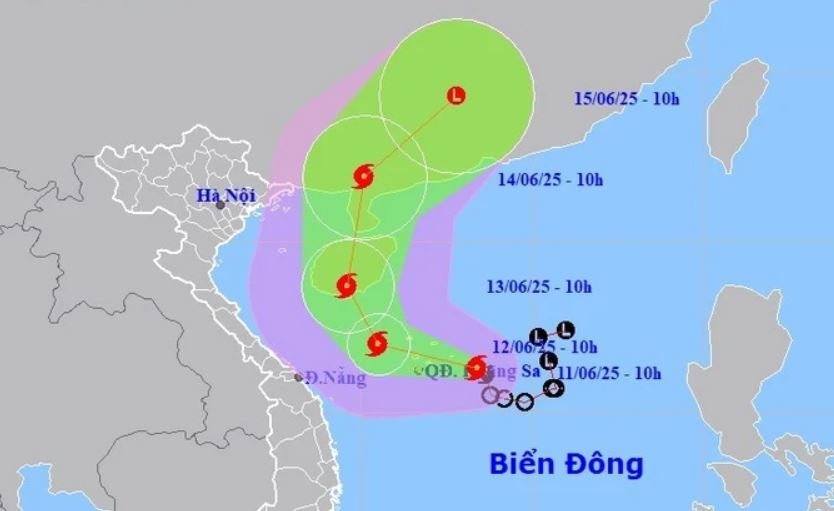Bao so 1 di chuyen theo huong Tay Tay Bac, co kha nang manh them hinh anh