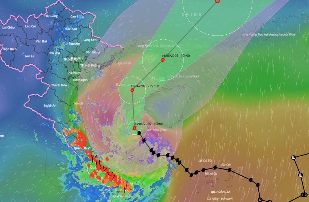 Bao bat ngo manh len cap 11, di vao sau vinh Bac Bo hinh anh