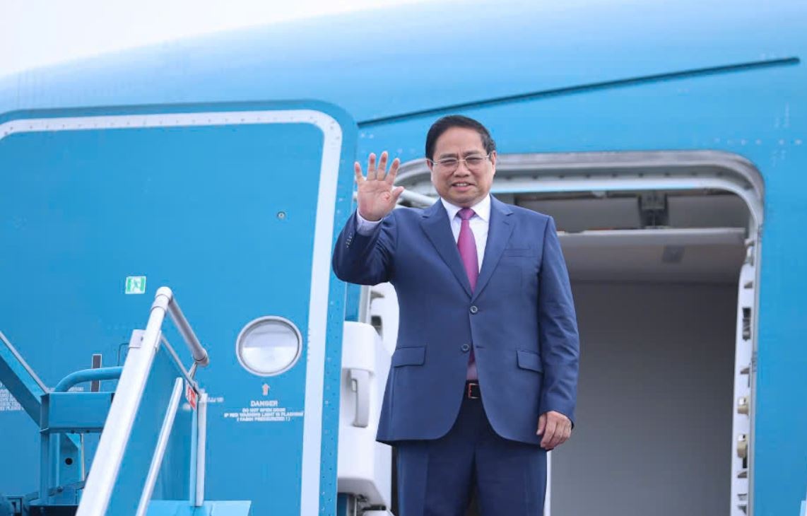 Thu tuong len duong du WEF 16 Thien Tan va lam viec tai Trung Quoc hinh anh