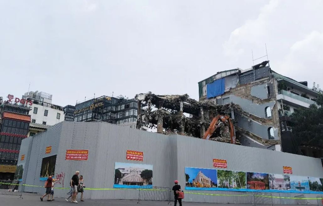 Hoan thanh pha do toa nha Ham ca map trong 5 ngay toi hinh anh