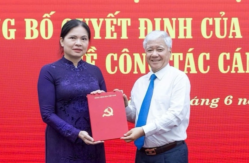 Bo Chinh tri dieu dong nhan su moi tham gia Dang uy MTTQ Viet Nam hinh anh