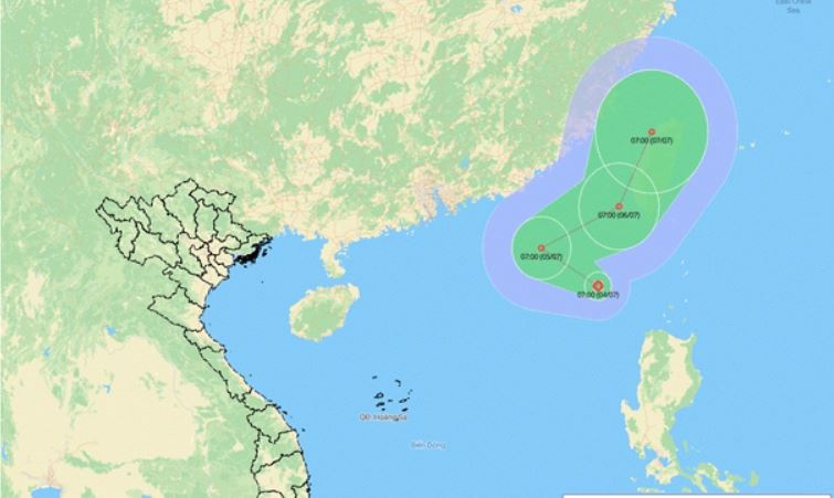 Bien Dong don ap thap nhiet doi thu hai hinh anh