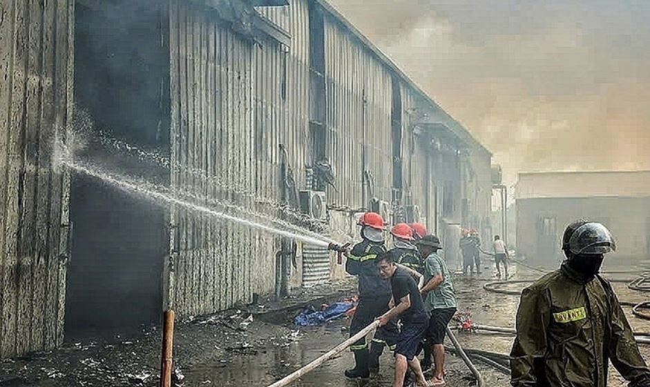 Chay kho nguyen lieu thuoc la rong 1.000 m2 o Bac Ninh hinh anh