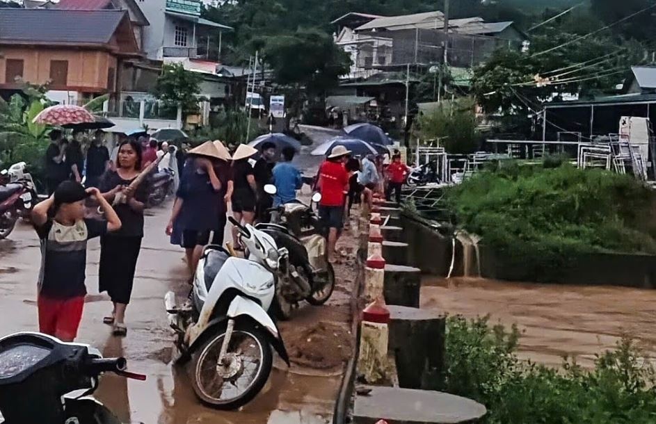 Me bi lu cuon mat tich khi cho vit an, con trai 15 tuoi may man thoat hinh anh