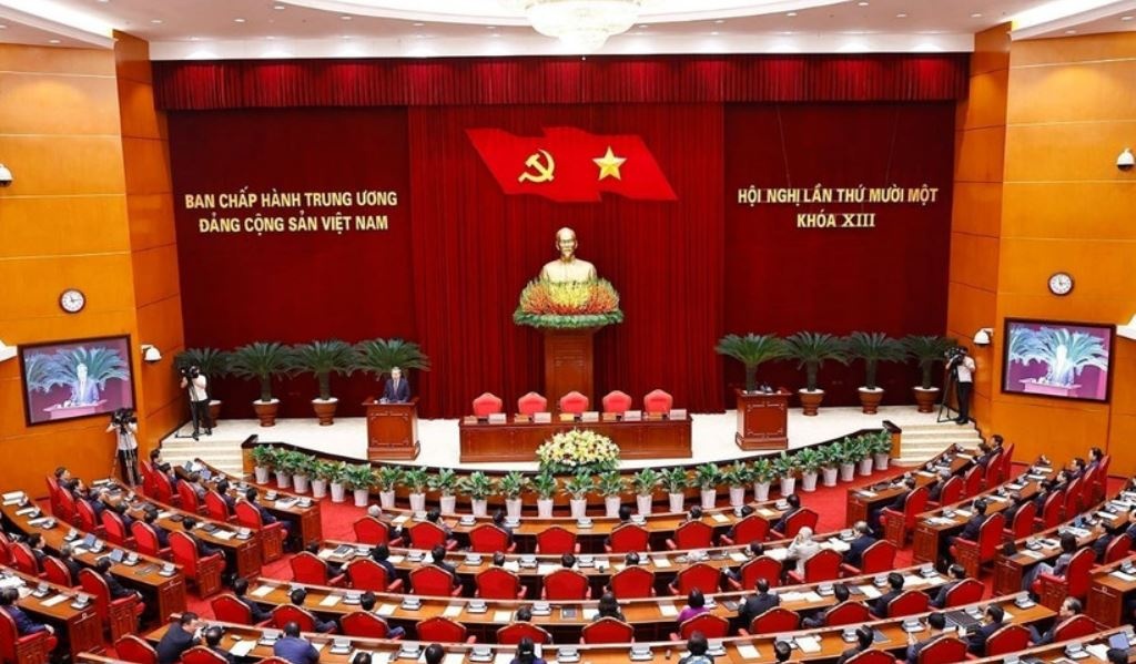 Khai mac Hoi nghi lan thu muoi hai Ban Chap hanh TW Dang khoa XIII hinh anh