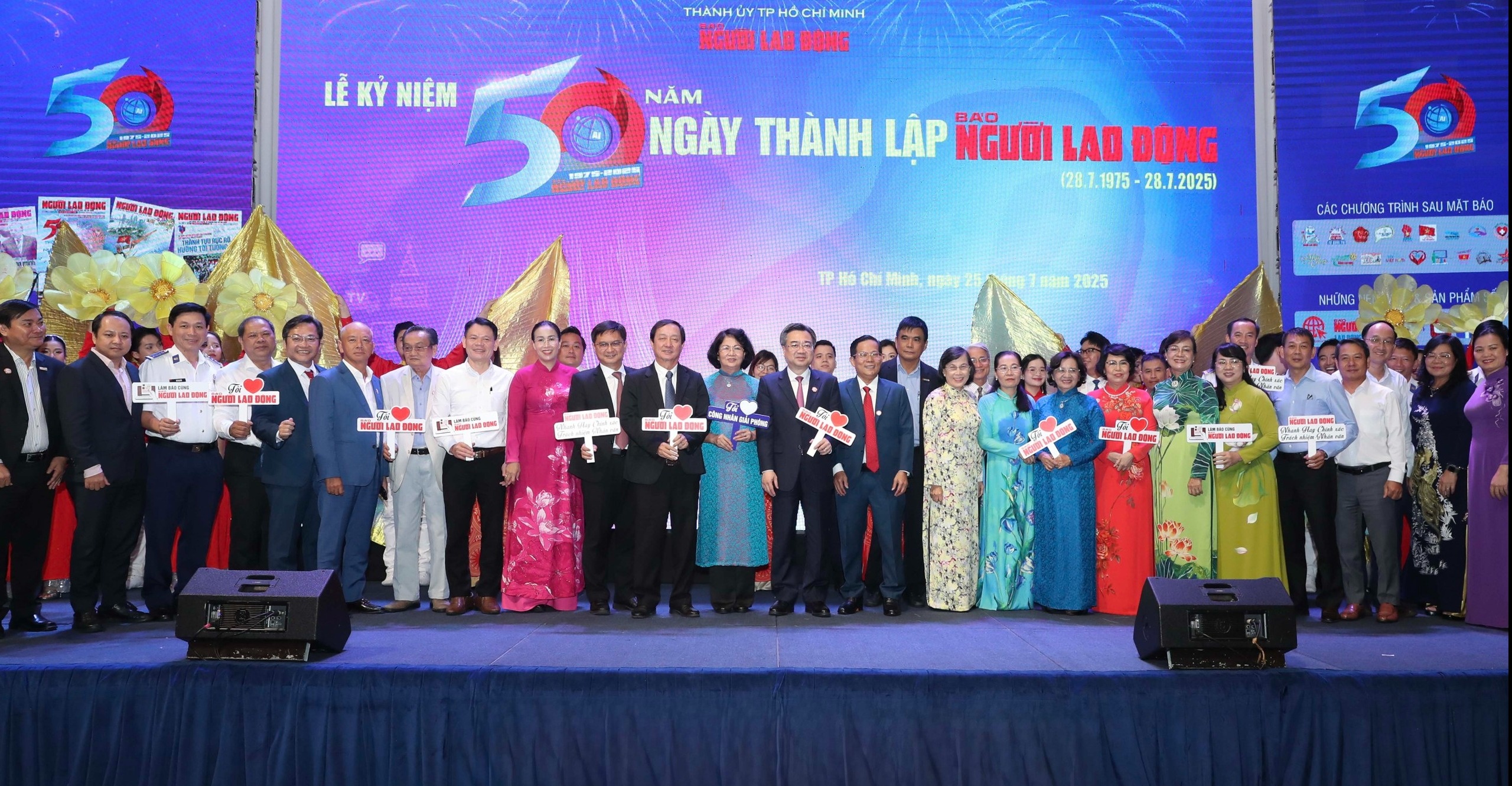 Toan canh Le ky niem 50 nam Ngay thanh lap Bao Nguoi Lao Dong hinh anh