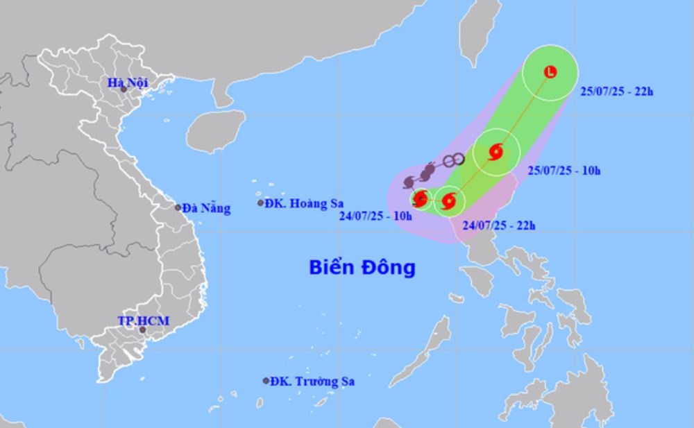 Bao so 4 nam 2025 ten gi, dang o dau tren Bien Dong? hinh anh
