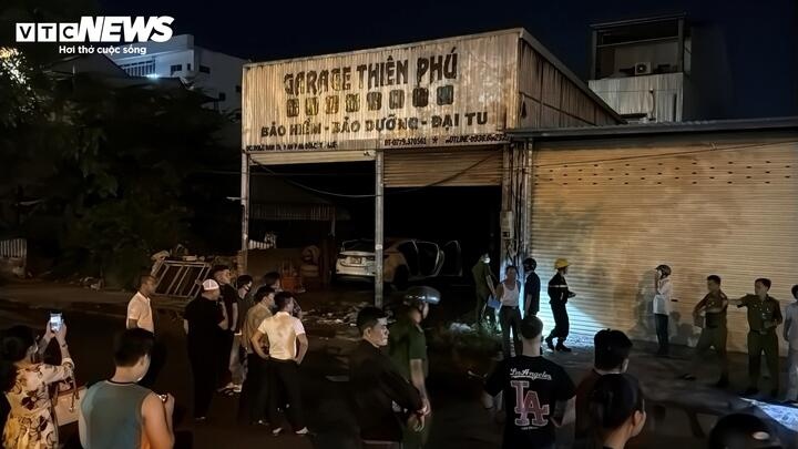 Chay gara oto Hue anh 1